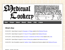 Tablet Screenshot of medievalcookery.com